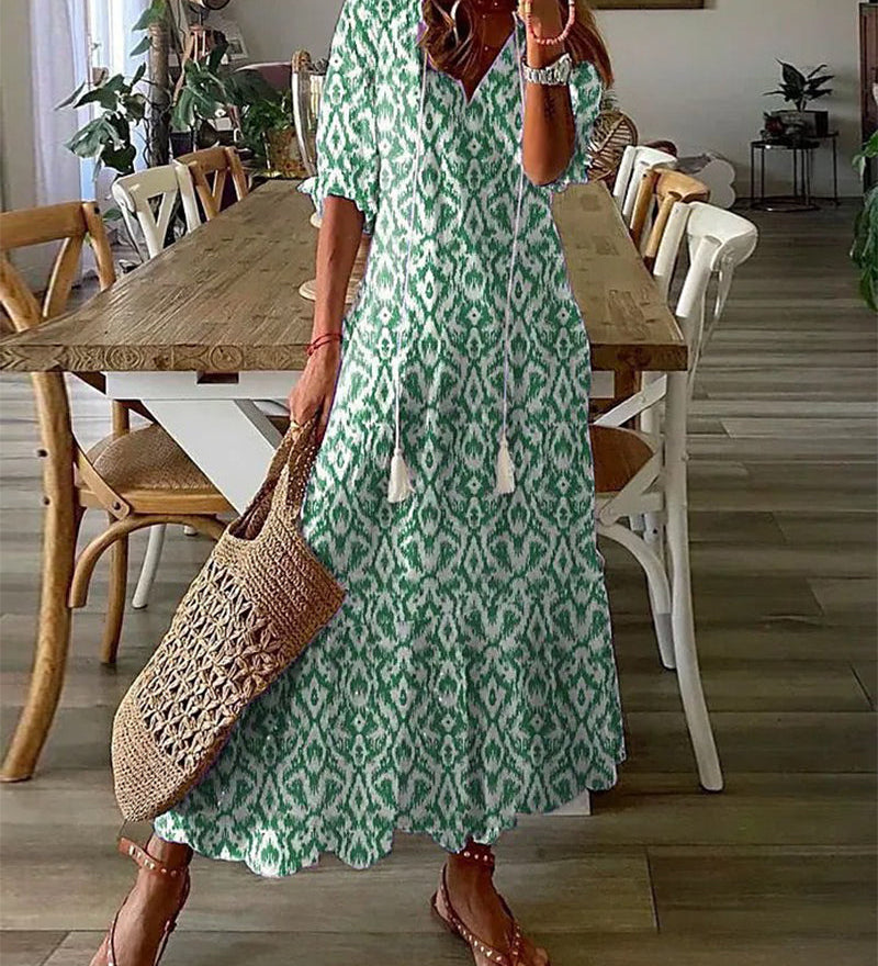 CASSIA™ - Boho Tummy Coverage Dress