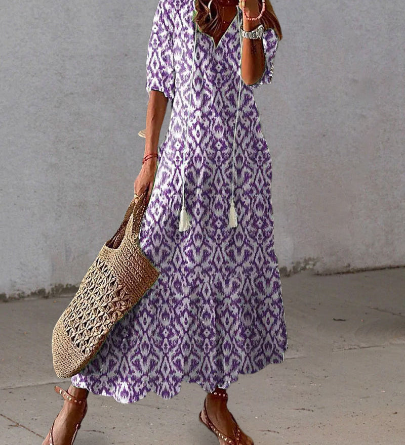 CASSIA™ - Boho Tummy Coverage Dress