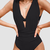 Núria - Luxe Shaping Swimsuit with Deep V Neck