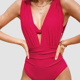 Núria - Luxe Shaping Swimsuit with Deep V Neck