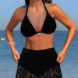 Marta | Elegant Unicolour Lace Bikini Set