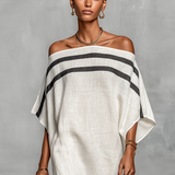 Minimalist Linen Maxi Dress
