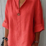 NAYLA™ - Casual V-Neck Blouse