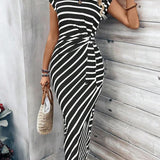 MATILDA™ - Casual Short Sleeve Dress with Knot Detail for Vacations