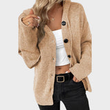 Amélia | Cardigan de Punto Suave con Capucha