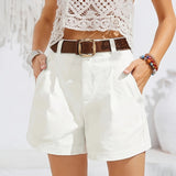MÉLANIE™ - Chic High-Waist Shorts