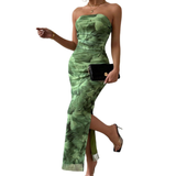 MINA™ – Modern Sleeveless Ruched Maxi Dress