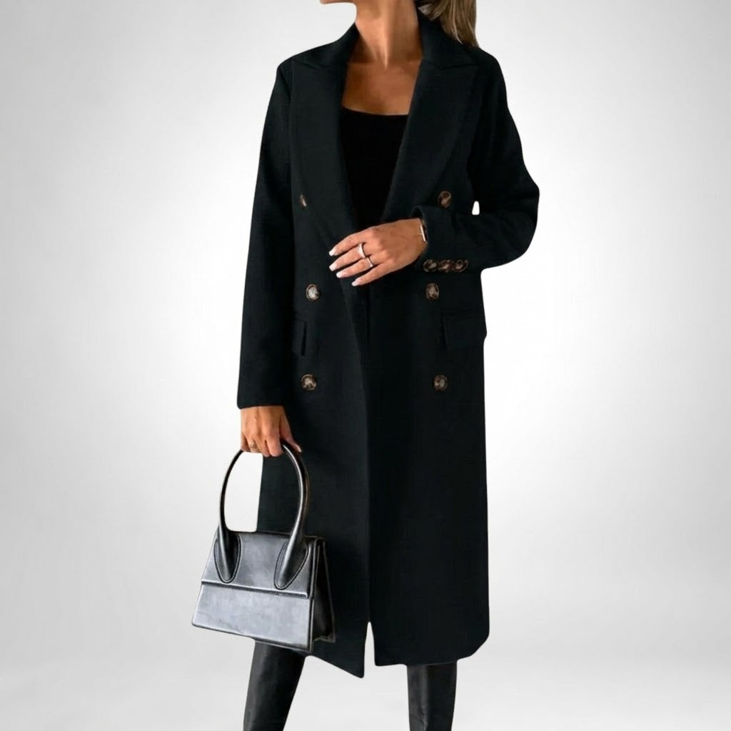 DESIREE™ | LONG COAT WITH DOUBLE BUTTON