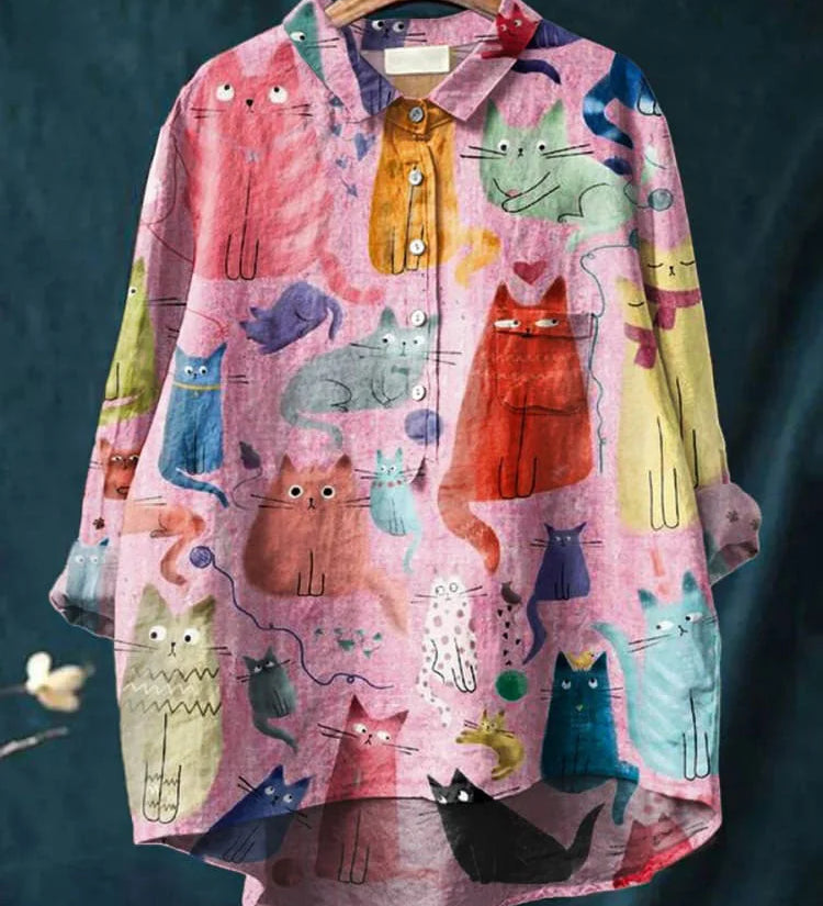 AMARI™ - Cat Art Shirt