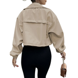 HELENA™ – Sleek Zip-Up Windbreaker Jacket