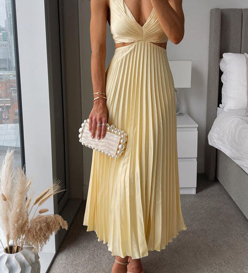 Beauty Dress | Pleated Occasion Dress