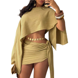 CONNIE™ – Refined Beachwear Set with Elegant Top and Bodycon Skirt