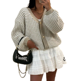 MADIE™ – Cozy Colorblock Button Cardigan Sweater