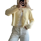 LEXA™ – Cosy Round Neck Buckle Cardigan