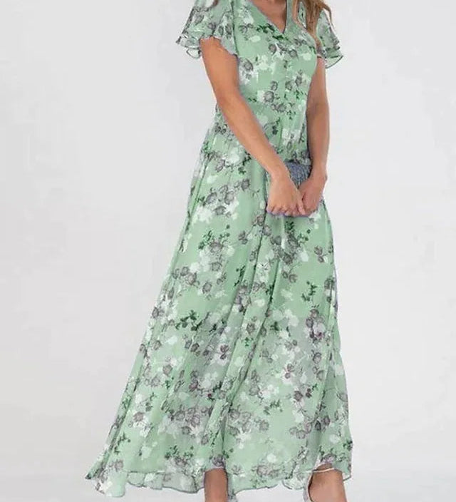BRENDA™ – Flowing Floral Maxi Dress