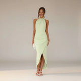 Paula - Plissé Midi Dress