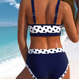 Piedade - High-waisted bikini with patchwork design