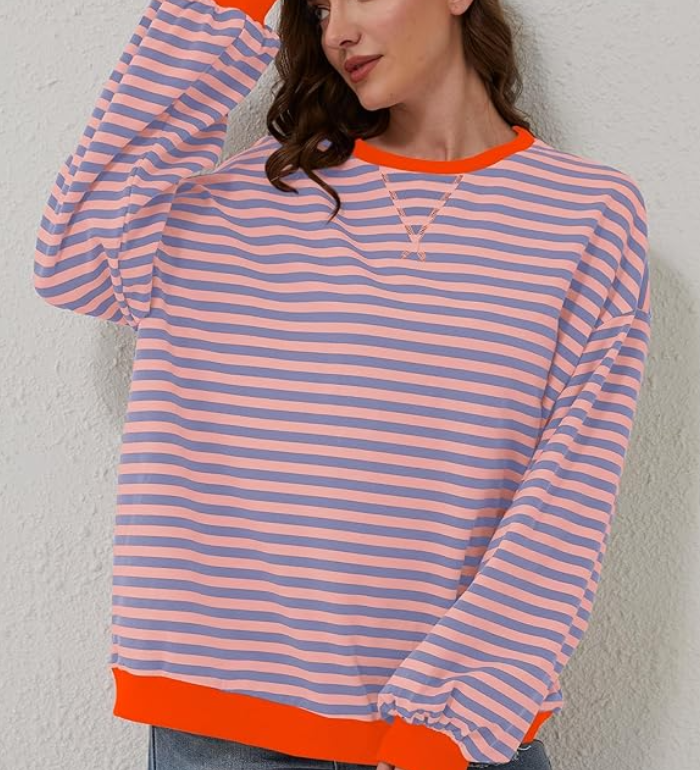 Ashley | Playful Striped Sweater