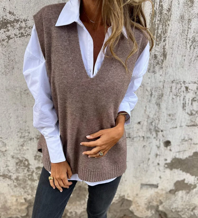 EVELYN™ - Stylish Knit Sweater Vest