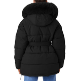 ZELARA™ – Fluffy Fur Collar Thermal Coat