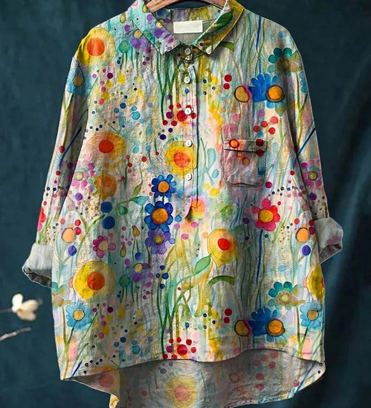 CLAUDINE™ - Serene Art Shirt