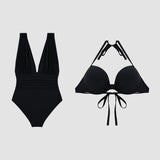Núria - Luxe Shaping Swimsuit with Deep V Neck
