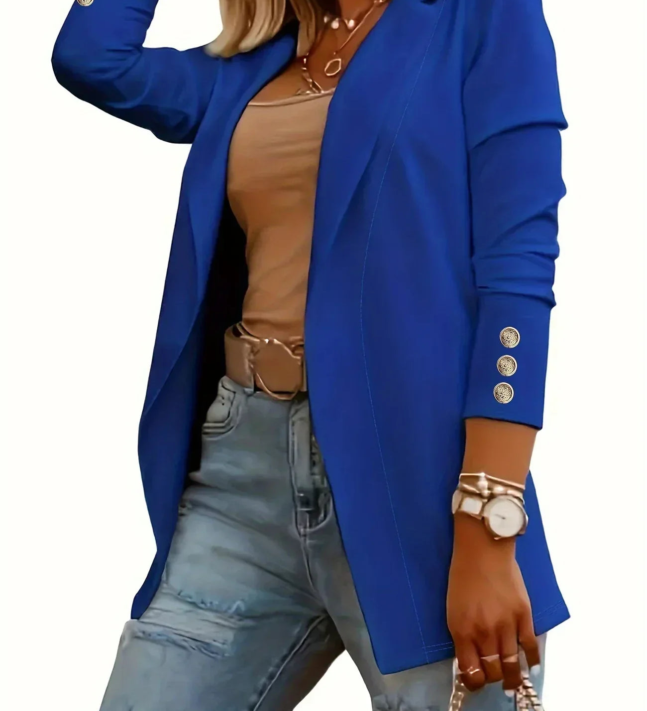 EMMA™ - Chic Open Front Jacket