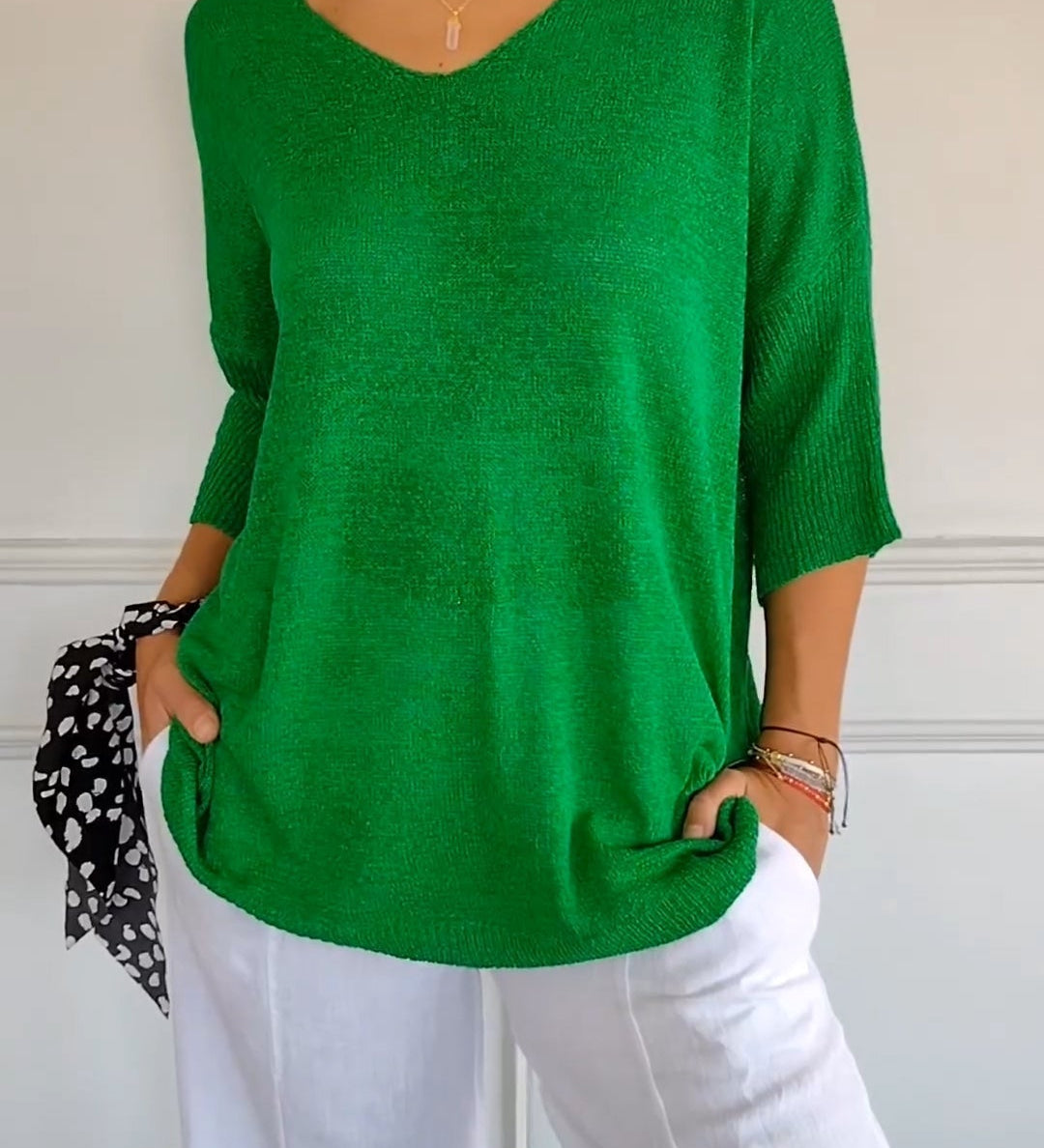 LAUREN™ - Casual V-Neck Top