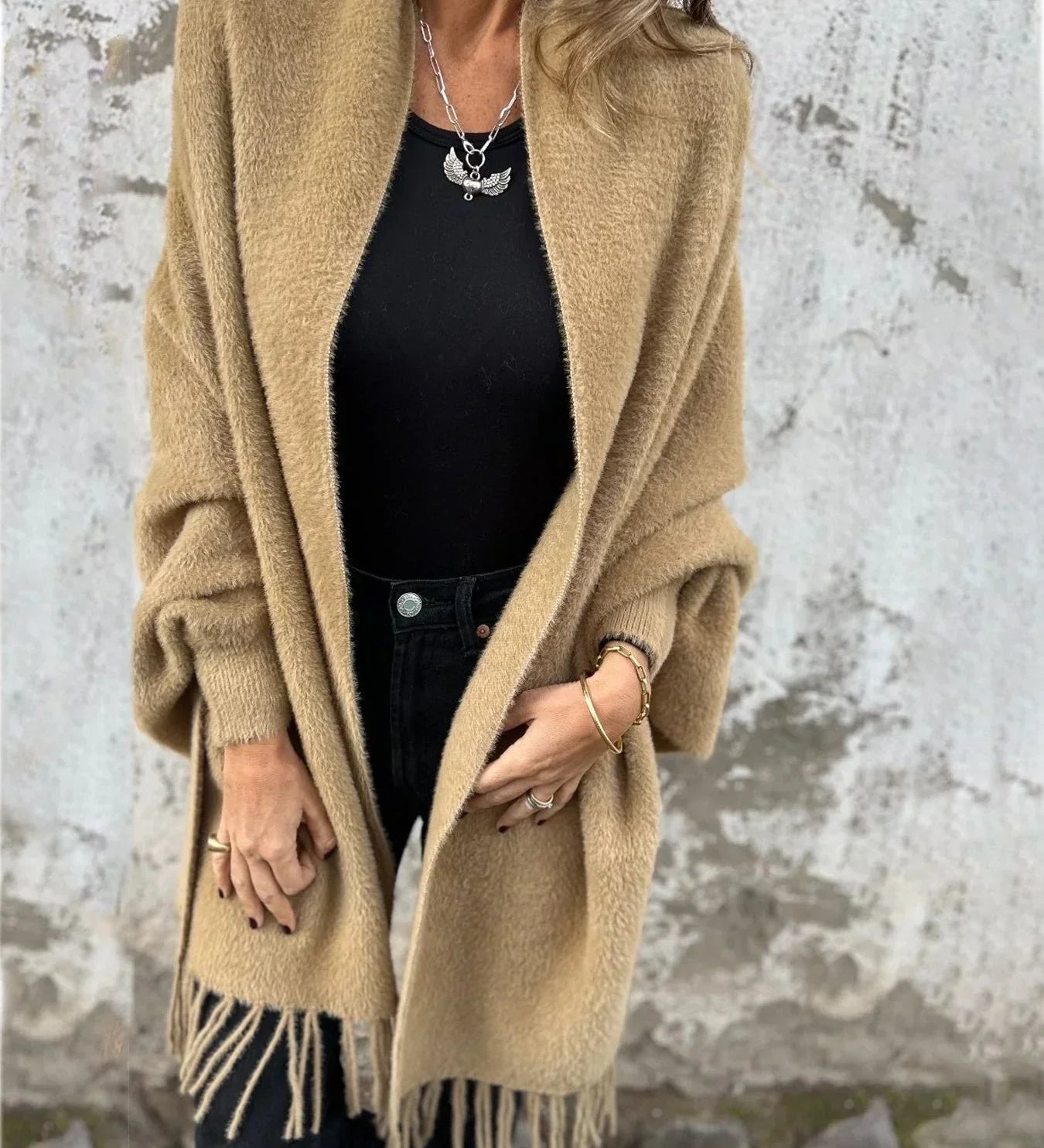AOIBHE™ - Elegant Drape Cardigan
