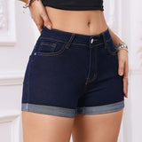ISALINE™ - Casual Everyday Denim Shorts