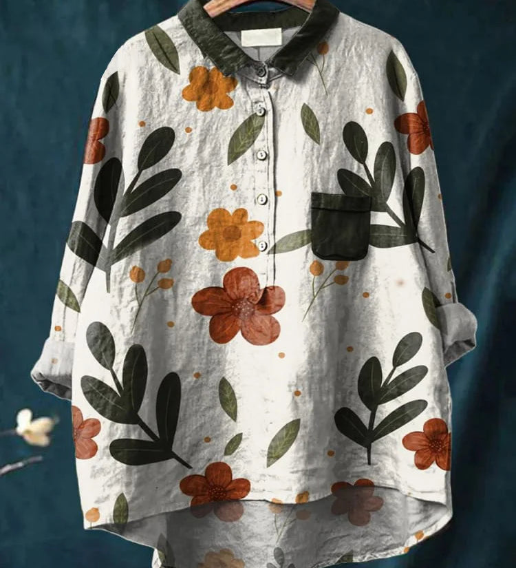 ELEANOR™ - Elegant Plant Art Shirt