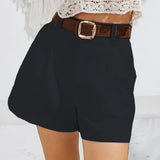 MÉLANIE™ - Chic High-Waist Shorts