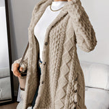 Sara - Fleece Hooded Coat