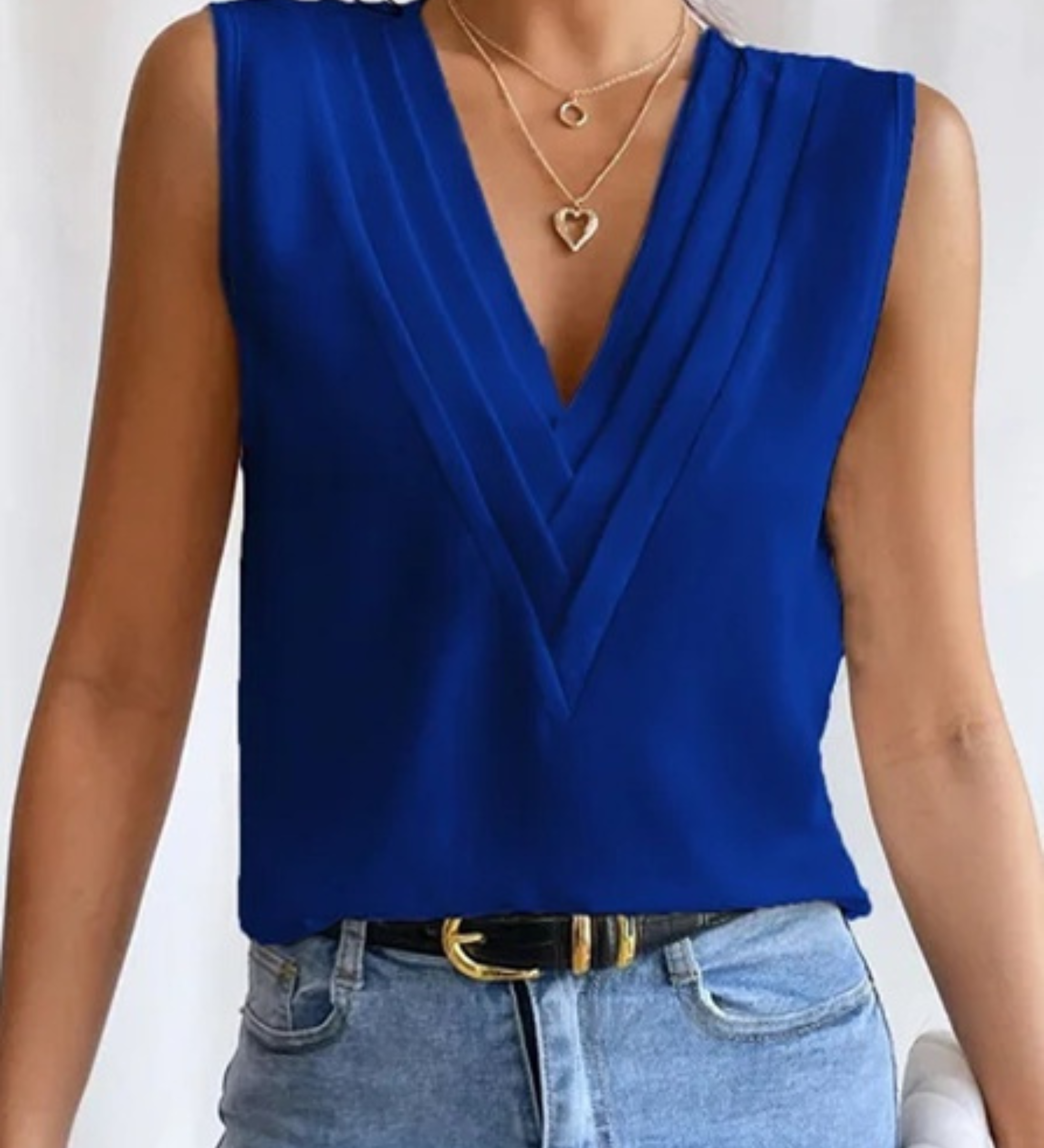 JADE™ - Lightweight Sleeveless V-Neck Top