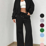 PALOMA™ – Cozy Streetwear Zip Jacket and Pants Set