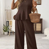 SITTI™ – Lightweight Summer Casual Two-Piece Outfit