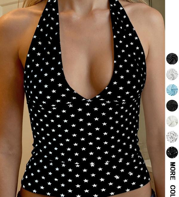 MULAC™ - Casual Halter Neck Sleeveless Top