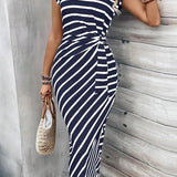 MATILDA™ - Casual Short Sleeve Dress with Knot Detail for Vacations