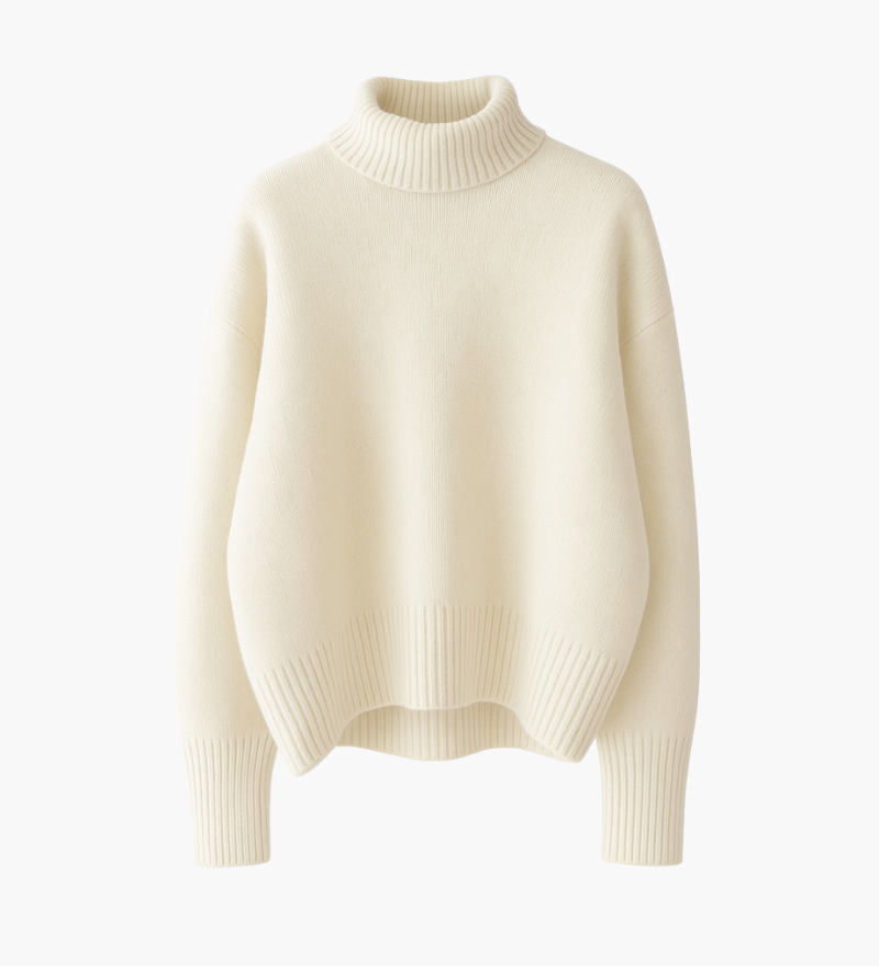 JERSEY SUAVE CON CUELLO ALTO