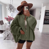 LETTIE™ - Classic Button-Down Long Sleeve Cardigan