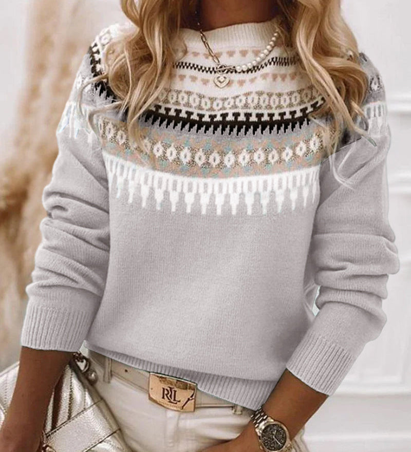 AVERY™ - Fair Isle Knit Sweater