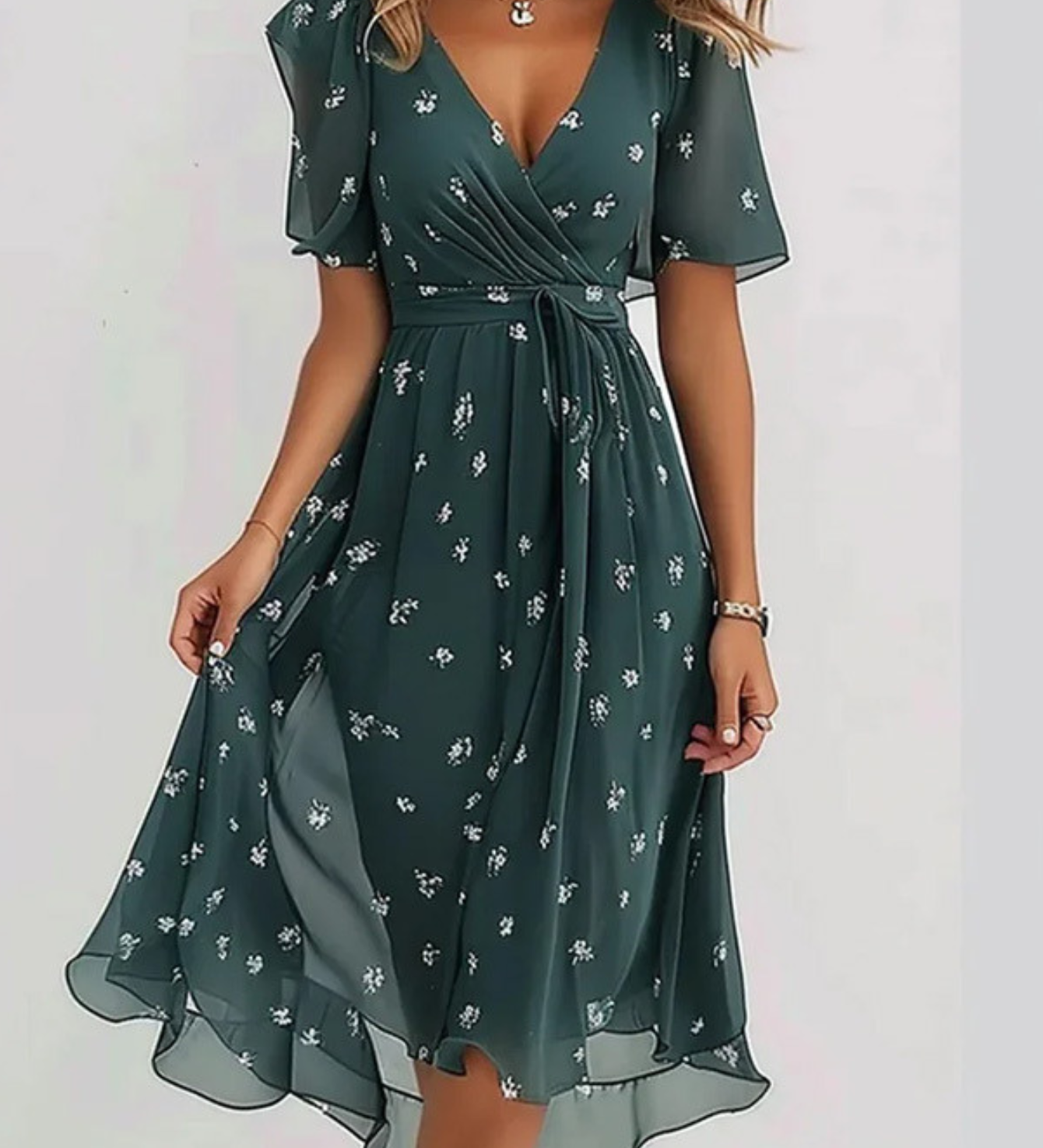 LAVINA™ – Vibrant Boho Midi Dress