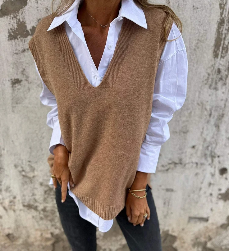 EVELYN™ - Stylish Knit Sweater Vest