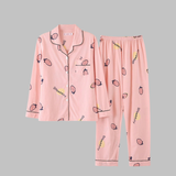 COSIMA™ - Cozy Long Sleeve Top and Pants Loungewear Set