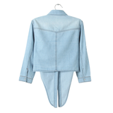 MARICEL™ – Sophisticated 3/4 Sleeve Crop Shirt