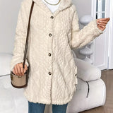 Sara - Fleece Hooded Coat