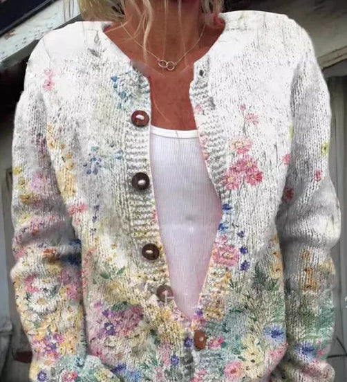 FLORA™ - Vintage Floral Cardigan