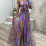 Cecelia | Elegant Split Dress