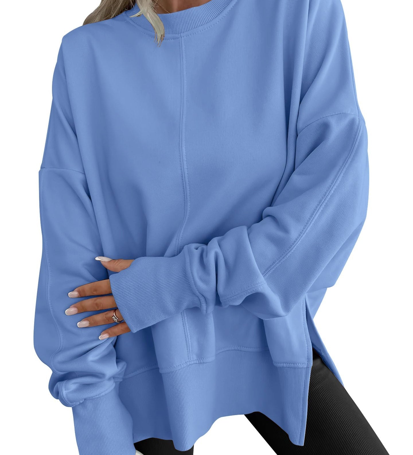 GWEN™ - Comfy Oversized Long Sleeve Sweatshirt