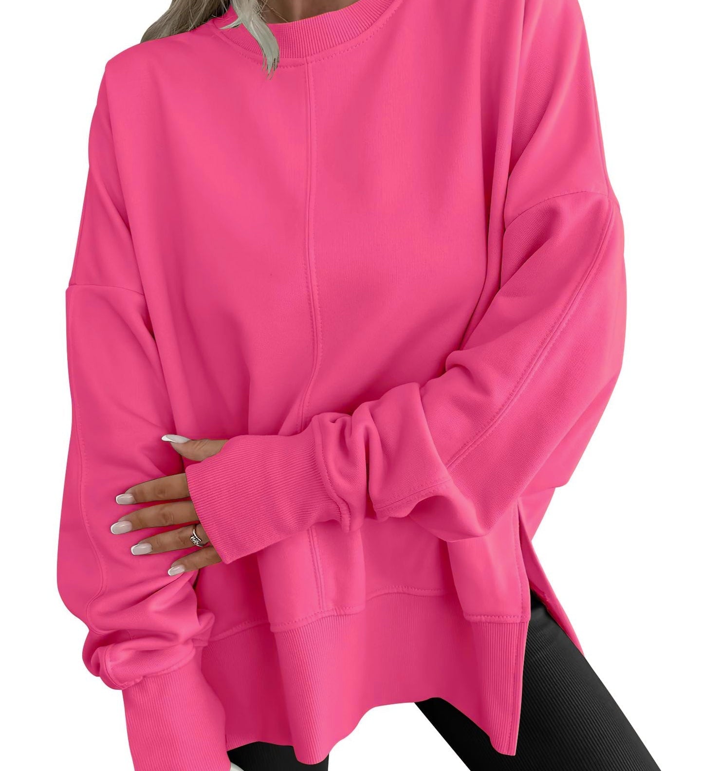 GWEN™ - Comfy Oversized Long Sleeve Sweatshirt